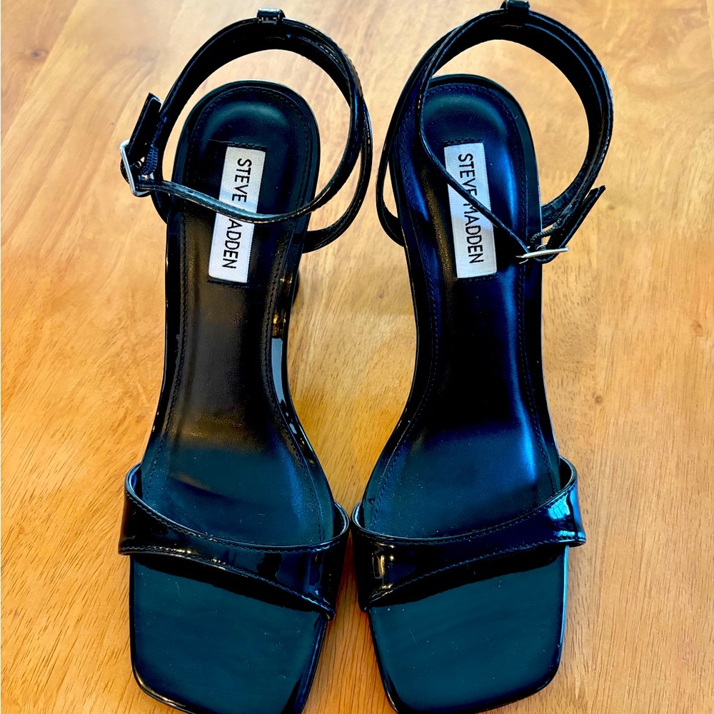 Steve Madden sandal heels- only worn one time. Practically brand new!